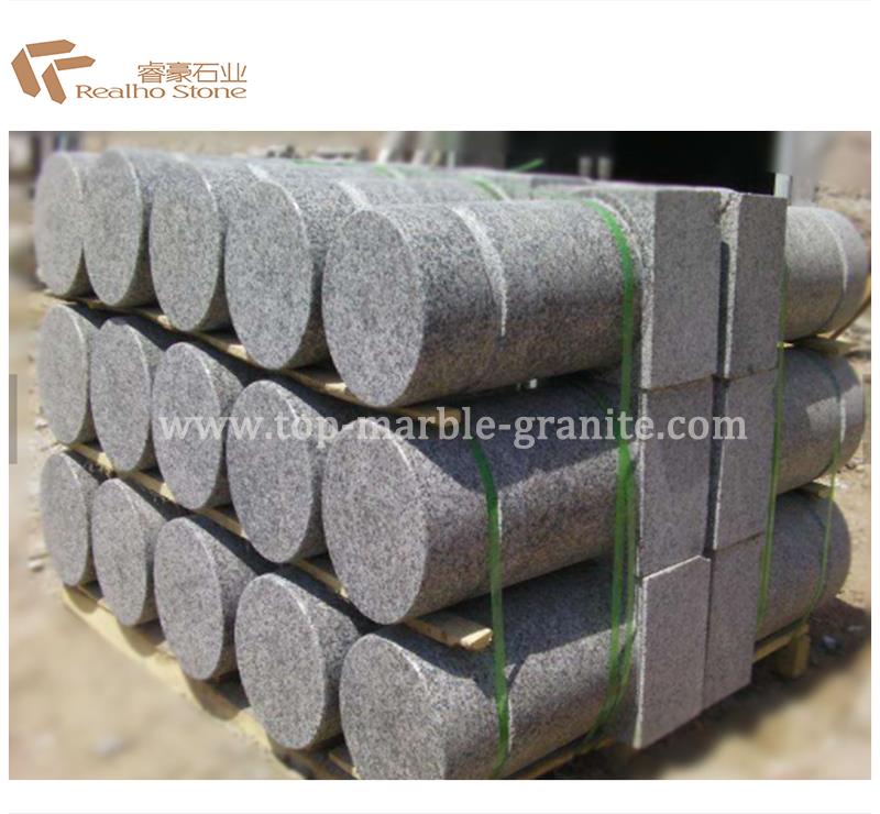 dark granite Car stop barrier