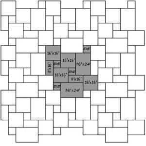 French-Pattern travertine