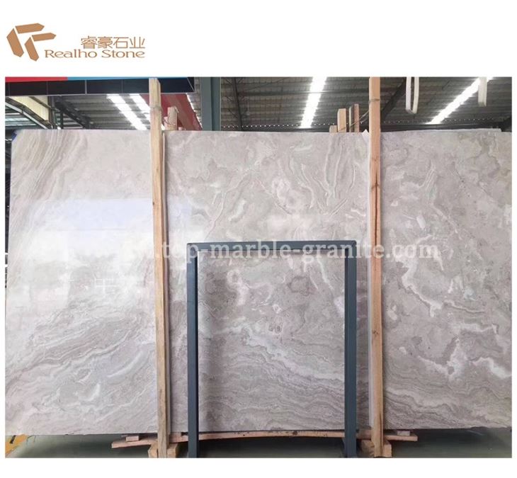 Wooden dark polished slab