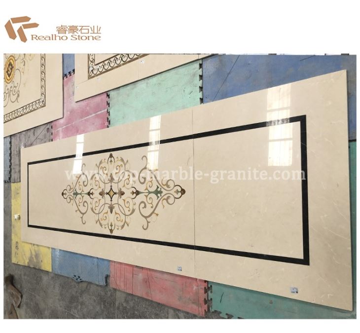 marble medallion fireplace