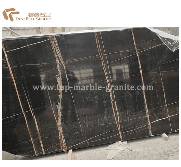 Noir Aziza Marble Slab Polished